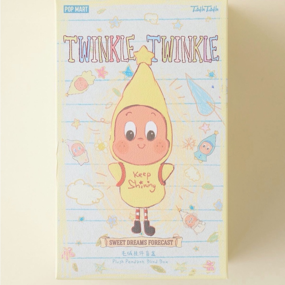 Pop Mart Twinkle Twinkle Plush Pendant - Snowman (NEVER OPENED BLIND BOX!)